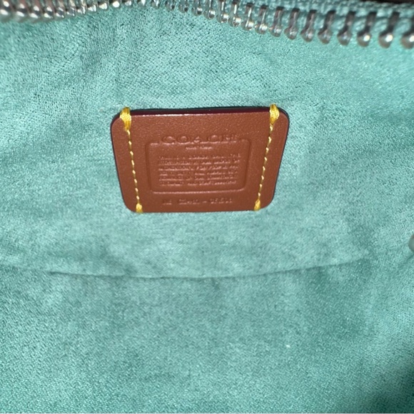 New Coach Jonie Mini Bag in Glovetanned Leather Aquamarine / Silver CR508 - Picture 15 of 15